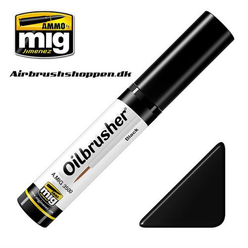  A.MIG 3500 Black Oilbrusher 